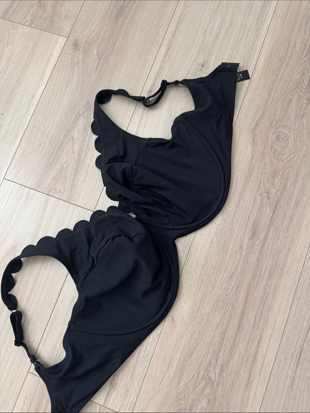 Panache Black Supportive Swim Top